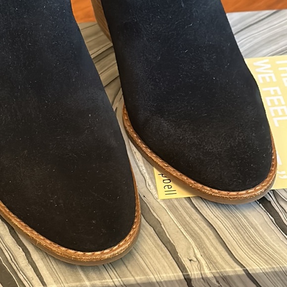 Jeffrey Campbell Rosalee-Black Oiled Suede Booties - Picture 8 of 10